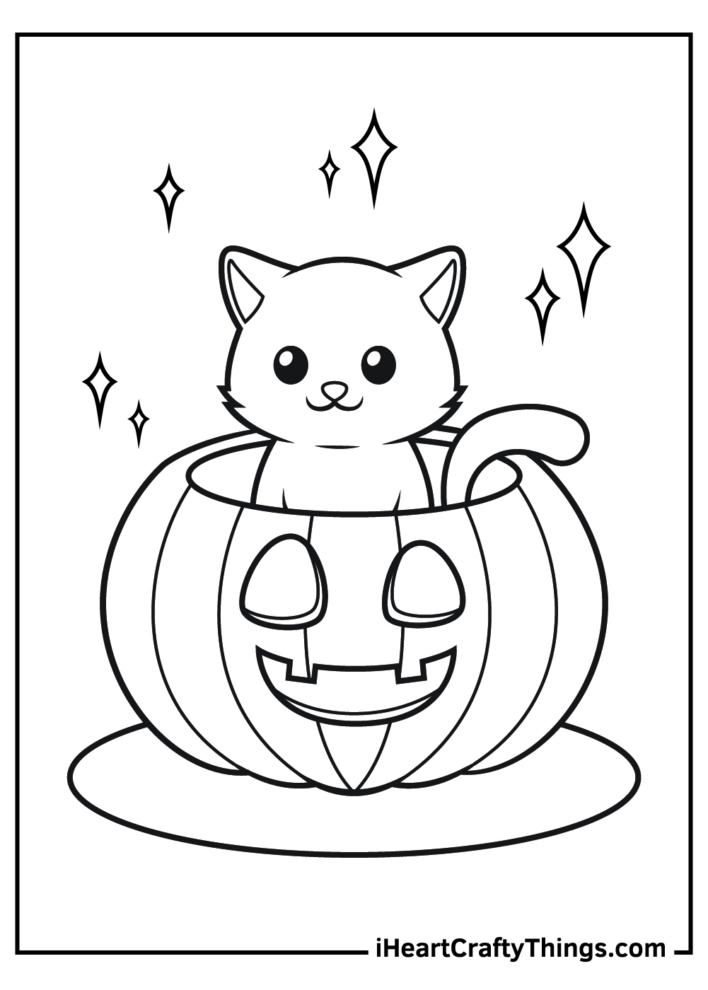 1 Jack O Lantern Coloring Pages 42 Printables For Free