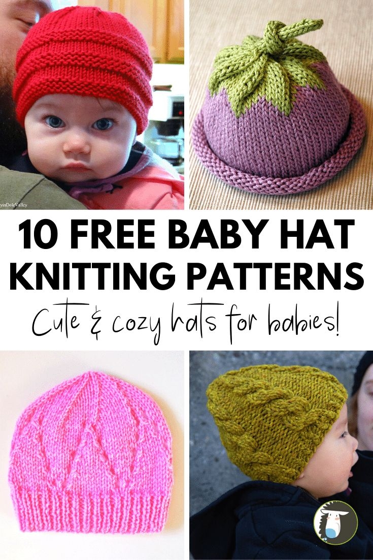 10 Adorable FREE Baby Hat Knitting Patterns To Cast On Now Blog NobleKnits