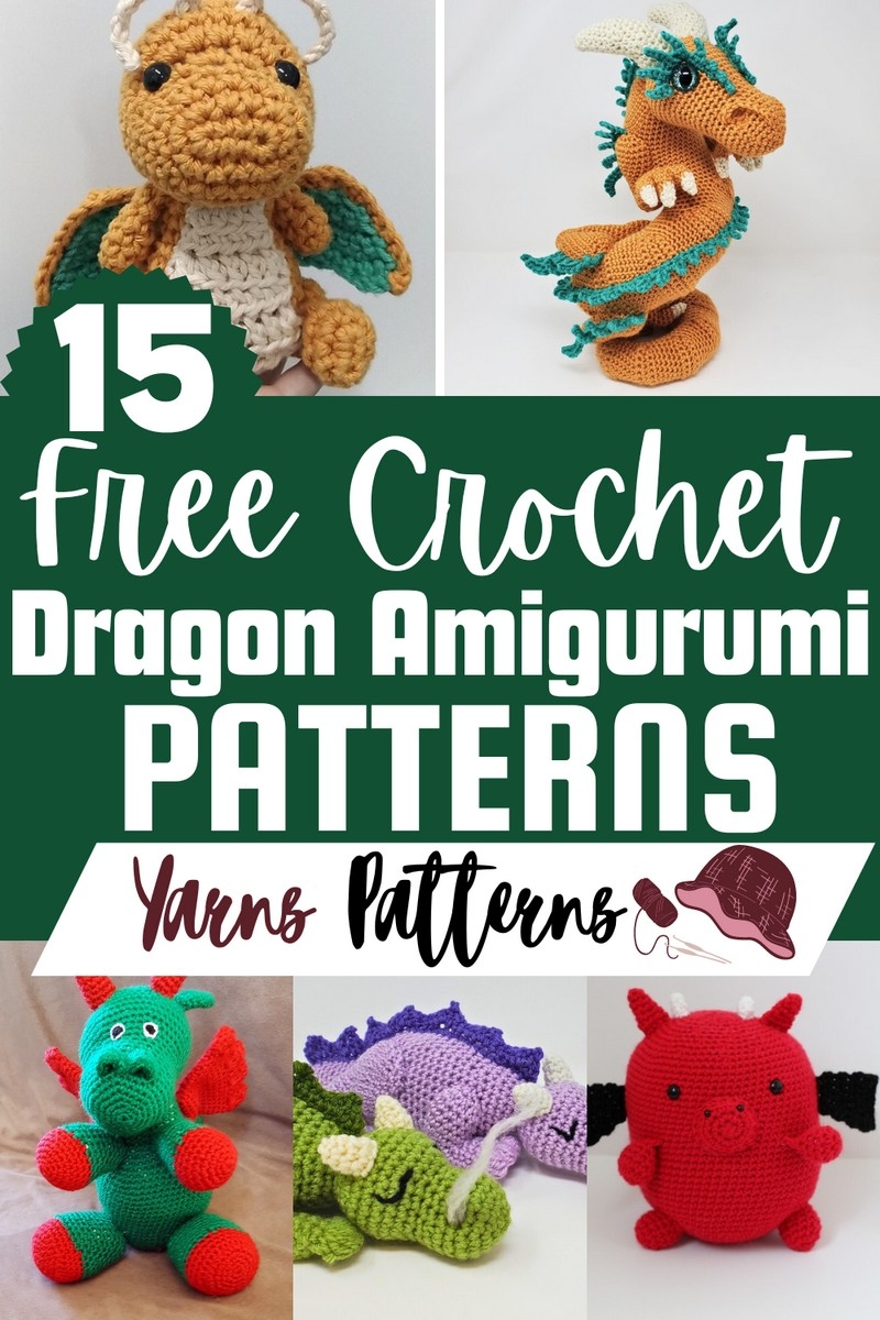 10 Easy Crochet Dragon Patterns For Kids Yarns Patterns