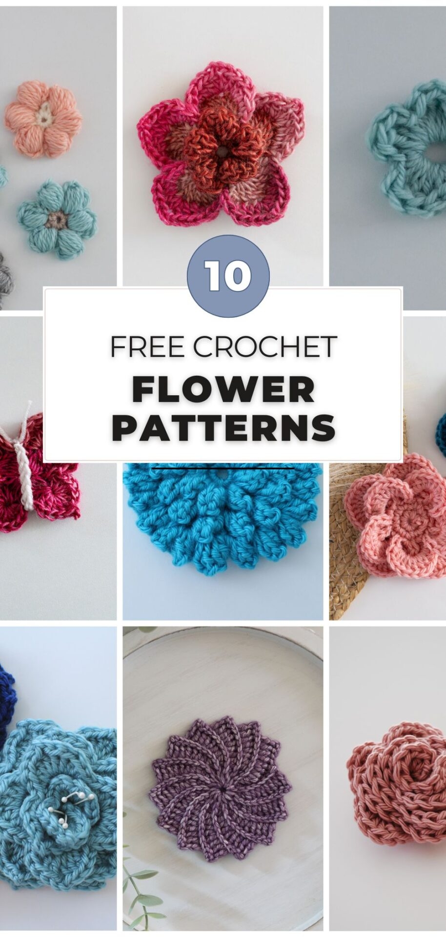 10 EASY Free Crochet Flower Patterns You ll Love To Make 10 EASY Free Crochet Flower Patterns You ll Love To Make