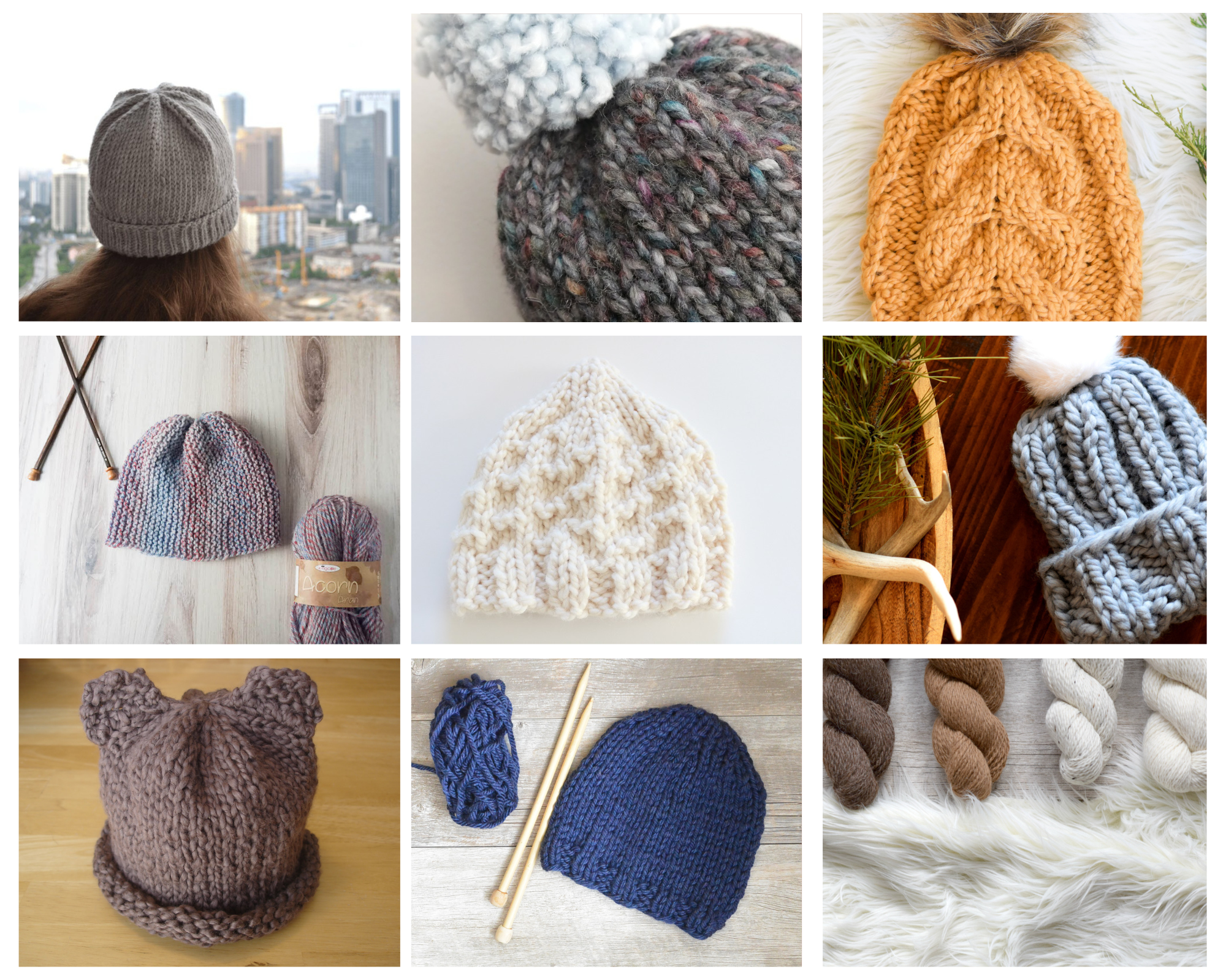 10 Easy Knit Hat Patterns Mama In A Stitch