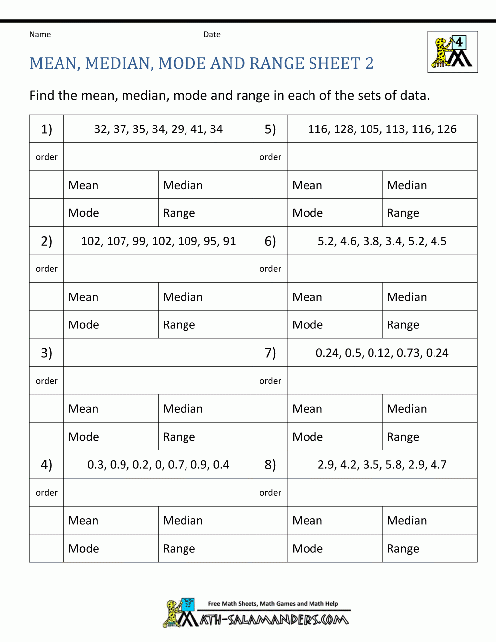 10 Mean Median Mode And Range Ideas Mean Median And Mode Middle School Math Math Classroom