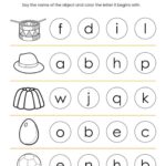 10 Printable Beginning Letters Worksheets For Kindergarten Preschool Homeschool Educational Printables Etsy