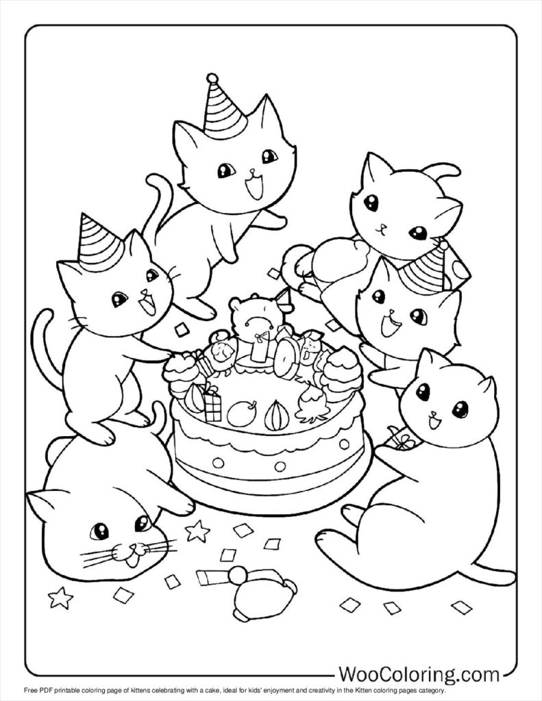 100 Kitten Coloring Pages Free PDF To Print Woo Coloring 100 Kitten Coloring Pages Free PDF To Print Woo Coloring
