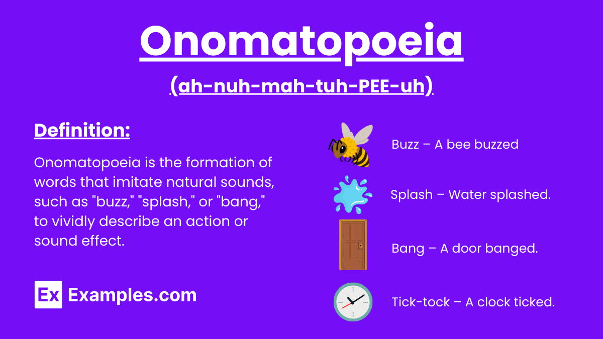 100 Onomatopoeia Examples 100 Onomatopoeia Examples