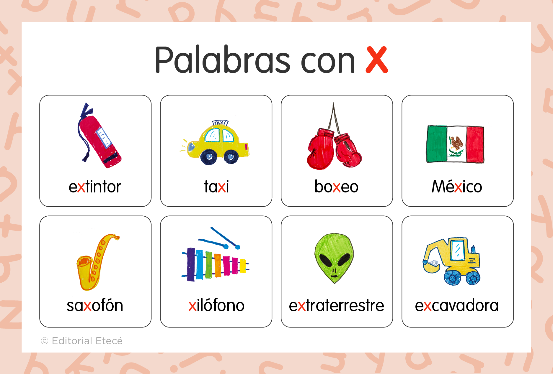 100 Palabras Con X con Im genes Lenguaje