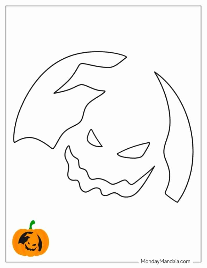 100 Pumpkin Carving Stencils Free PDF Printables