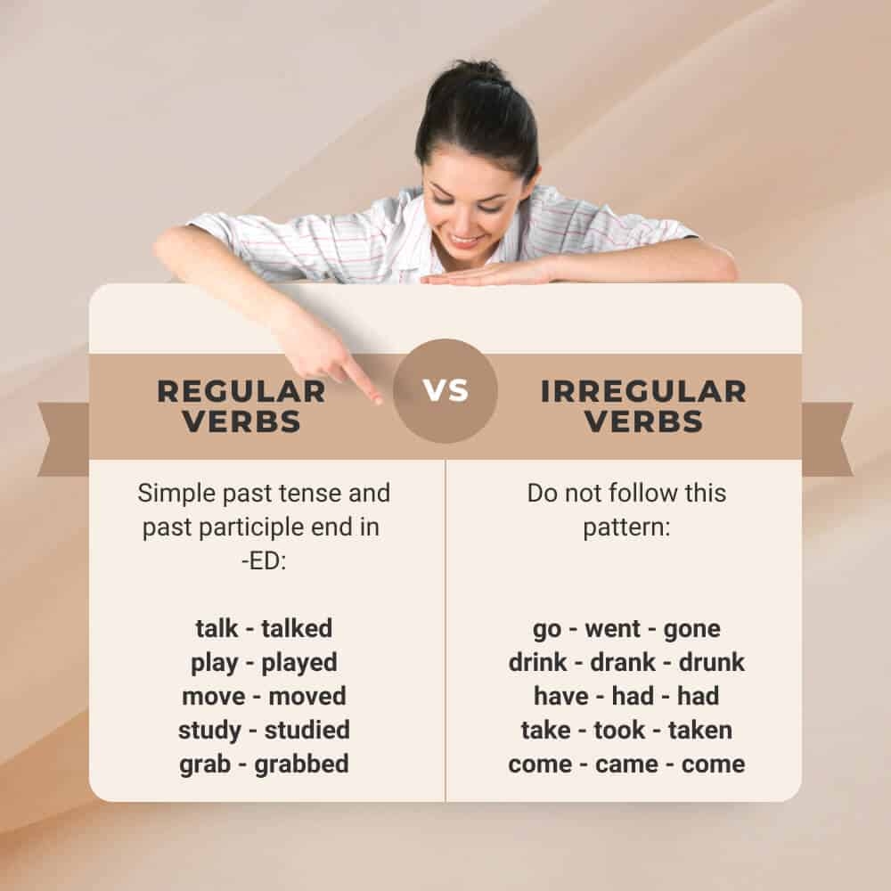 regular verbs and past tense