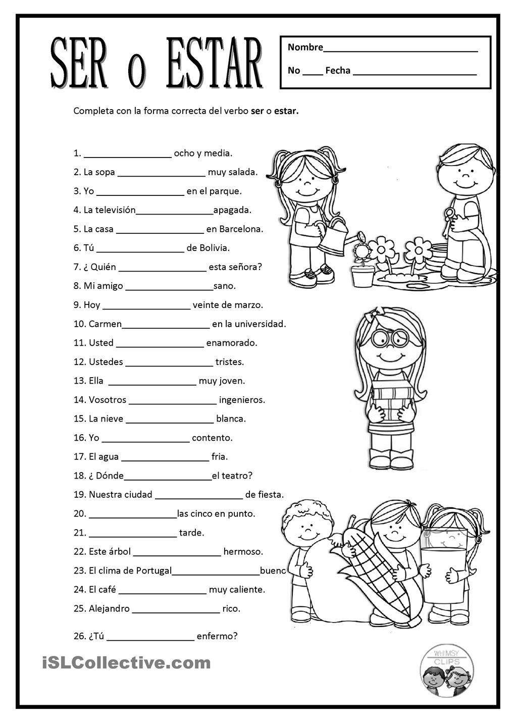 11 SER And ESTAR Teaching Ideas And Activities For The Middle School Spanish Classroom Spanish Classroom Middle School Spanish Teaching Spanish