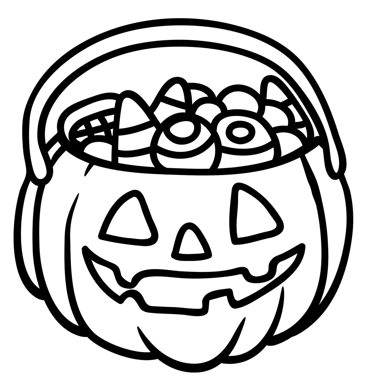 jack o lantern coloring pages
