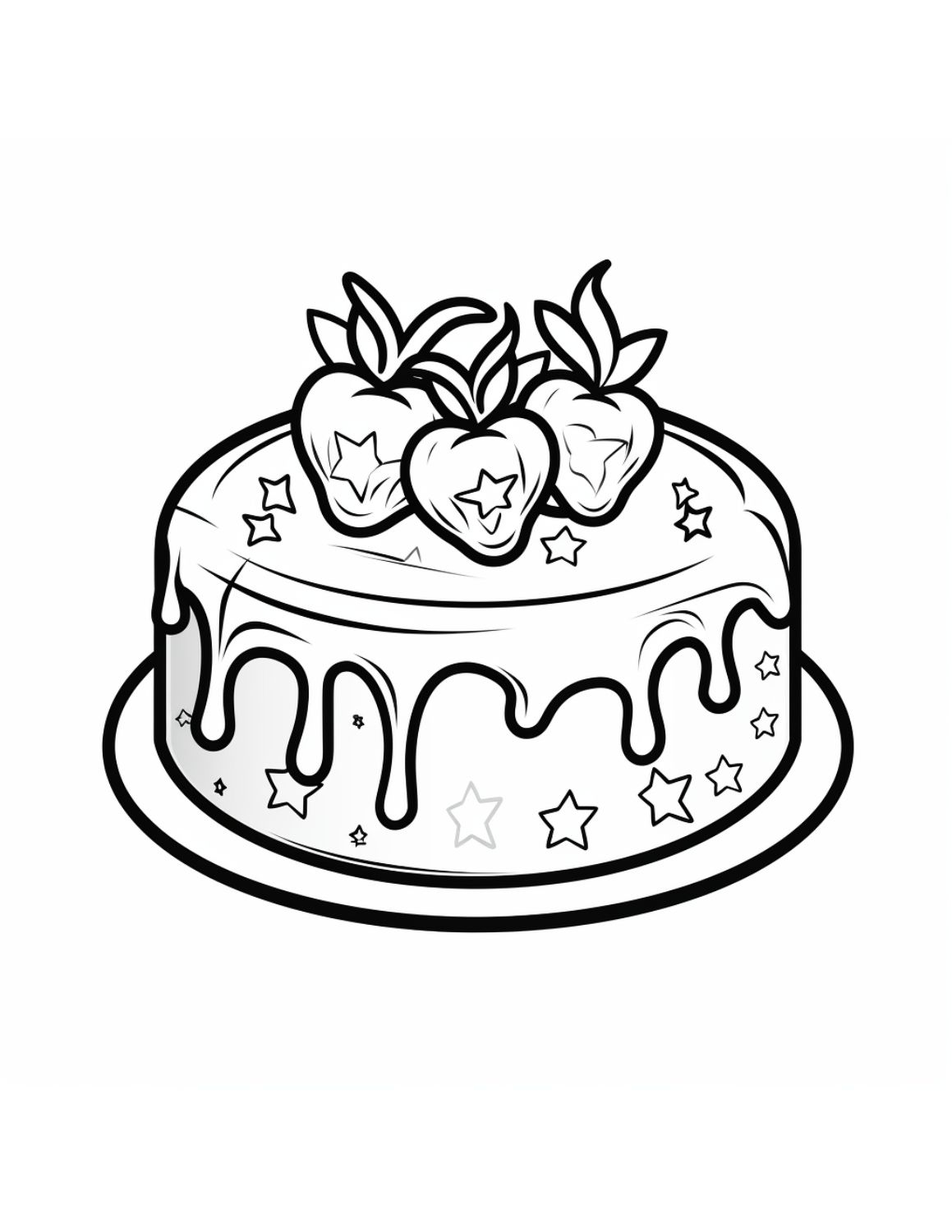 14 Free Printable Cake Coloring Pages For Kids And Adults Skip To My Lou