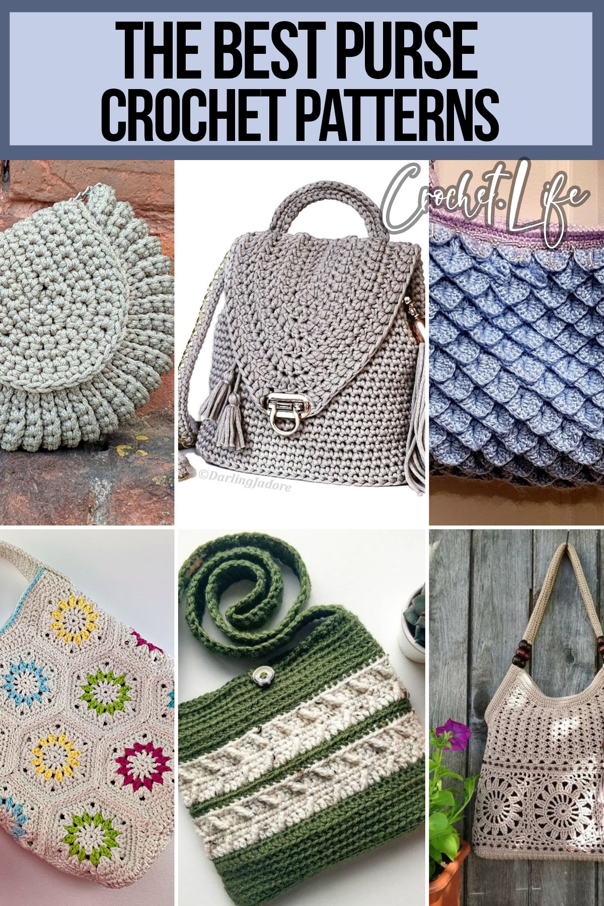 14 Stunning Purse Crochet Patterns Crochet Life