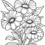 15 Beautiful Flower Coloring Pages For Kids And Adults