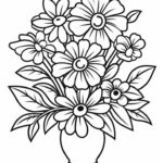 15 Beautiful Flower Coloring Pages For Kids And Adults Worksheets Library