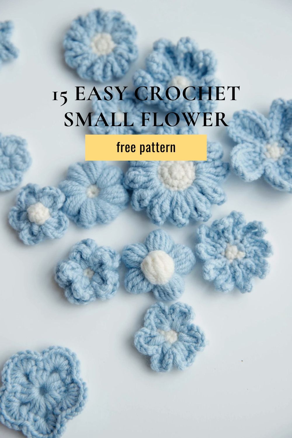 15 Easy Crochet Small Flower Patterns Hookok