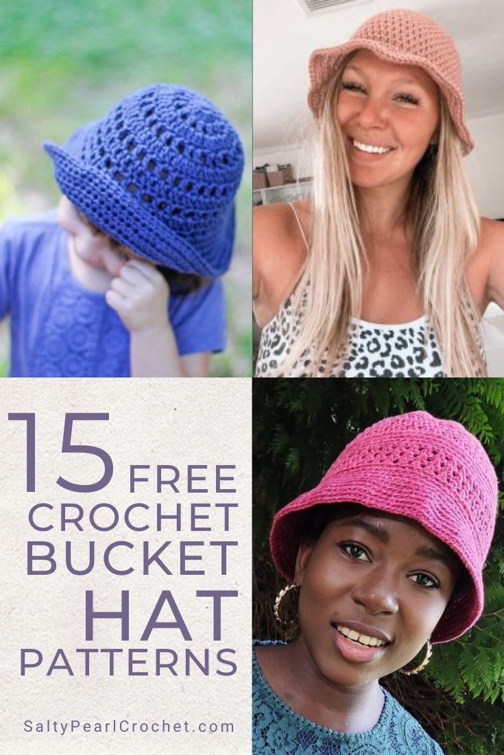 15 Free Crochet Bucket Hat Patterns