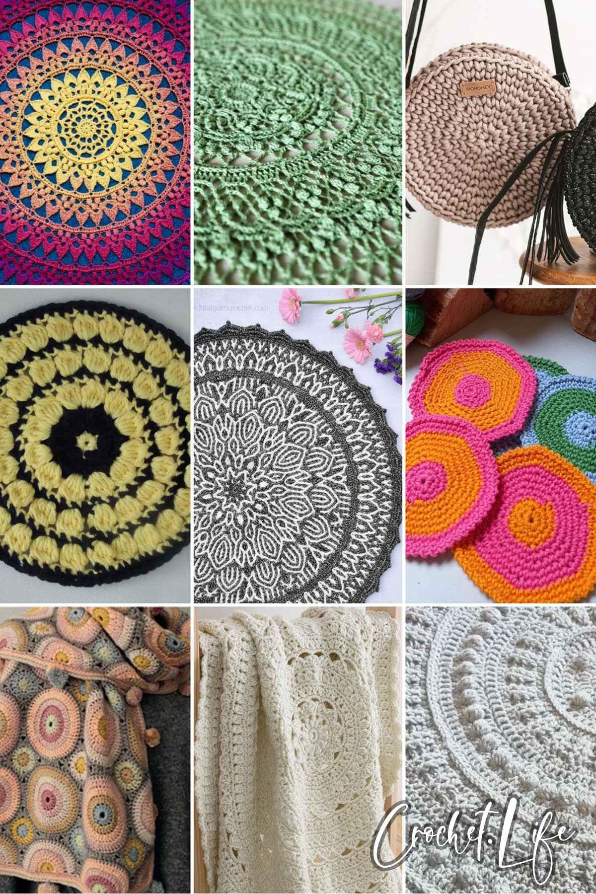 15 Gorgeous Round Crochet Patterns Crochet Life
