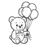 15 Teddy Bear Coloring Pages Teddy Bears Cute Teddy Bear Coloring Bear Coloring Stuffed Bear Coloring Cute Teddy Bear Gift Etsy Israel