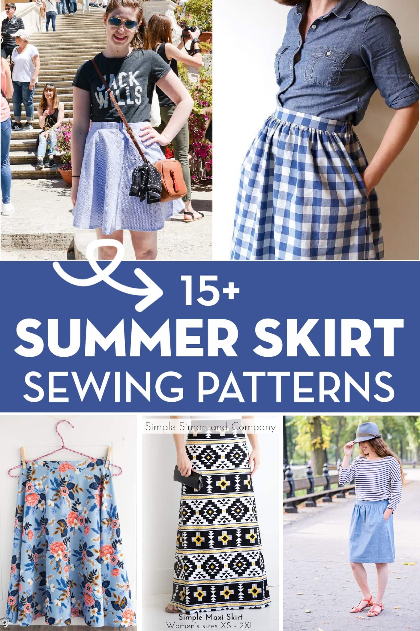 15 Women s Skirt Patterns Perfect For Summer Polka Dot Chair