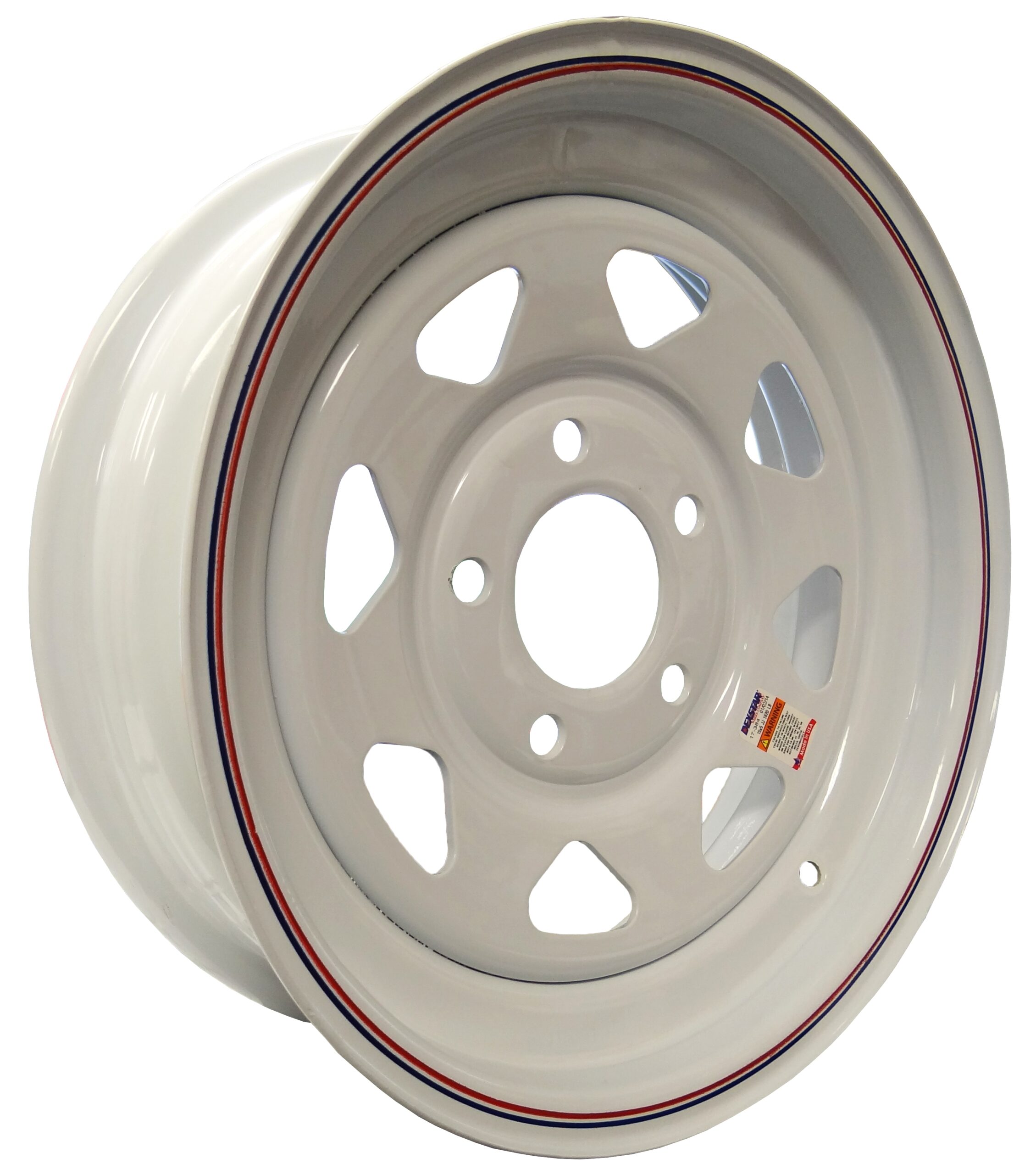 15 X 5 Trailer Wheel Rim 5 On 5 White