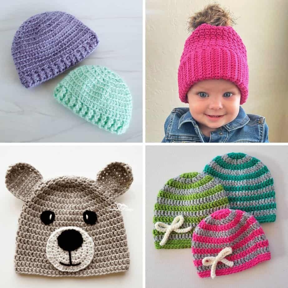 16 Free Crochet Baby Hat Patterns For Newborns To Toddlers Annie Design Crochet