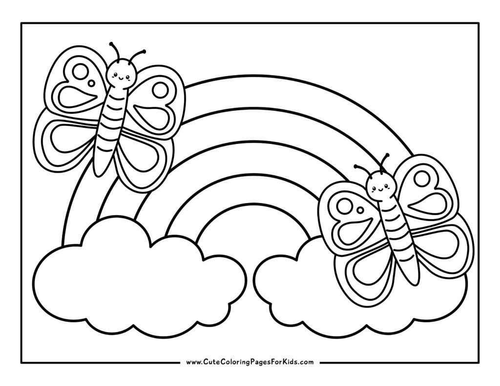 17 Rainbow Coloring Pages Free Printable PDFs Cute Coloring Pages For Kids