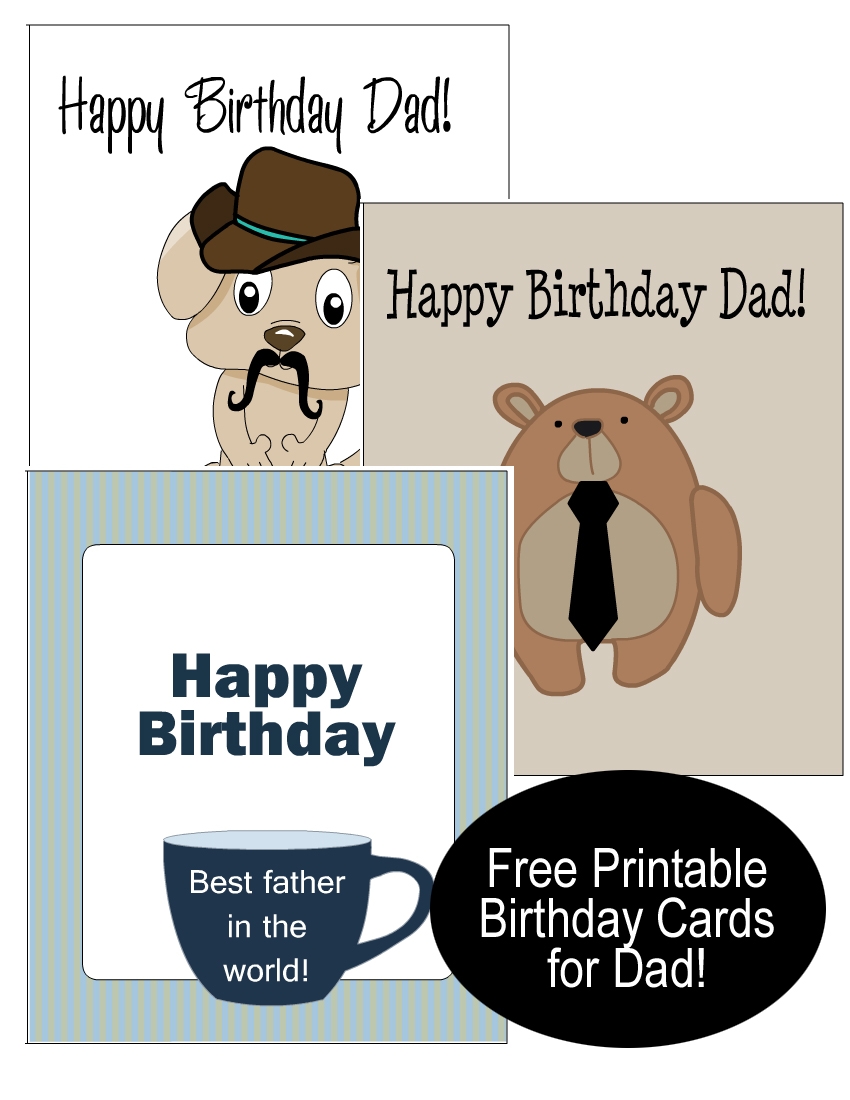 printable birthday card for father