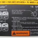 18 Speed Eaton Fuller Transmission Shift Pattern 21628 EBay