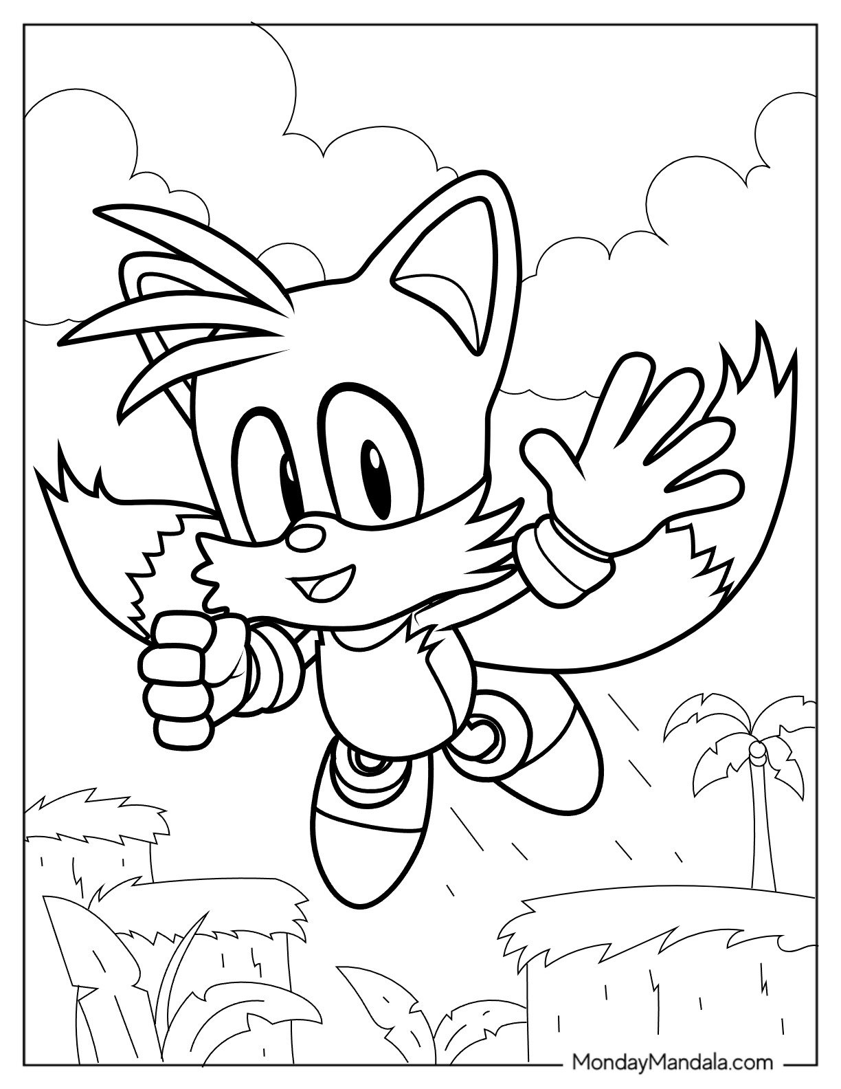 18 Tails Coloring Pages Free PDF Printables 18 Tails Coloring Pages Free PDF Printables