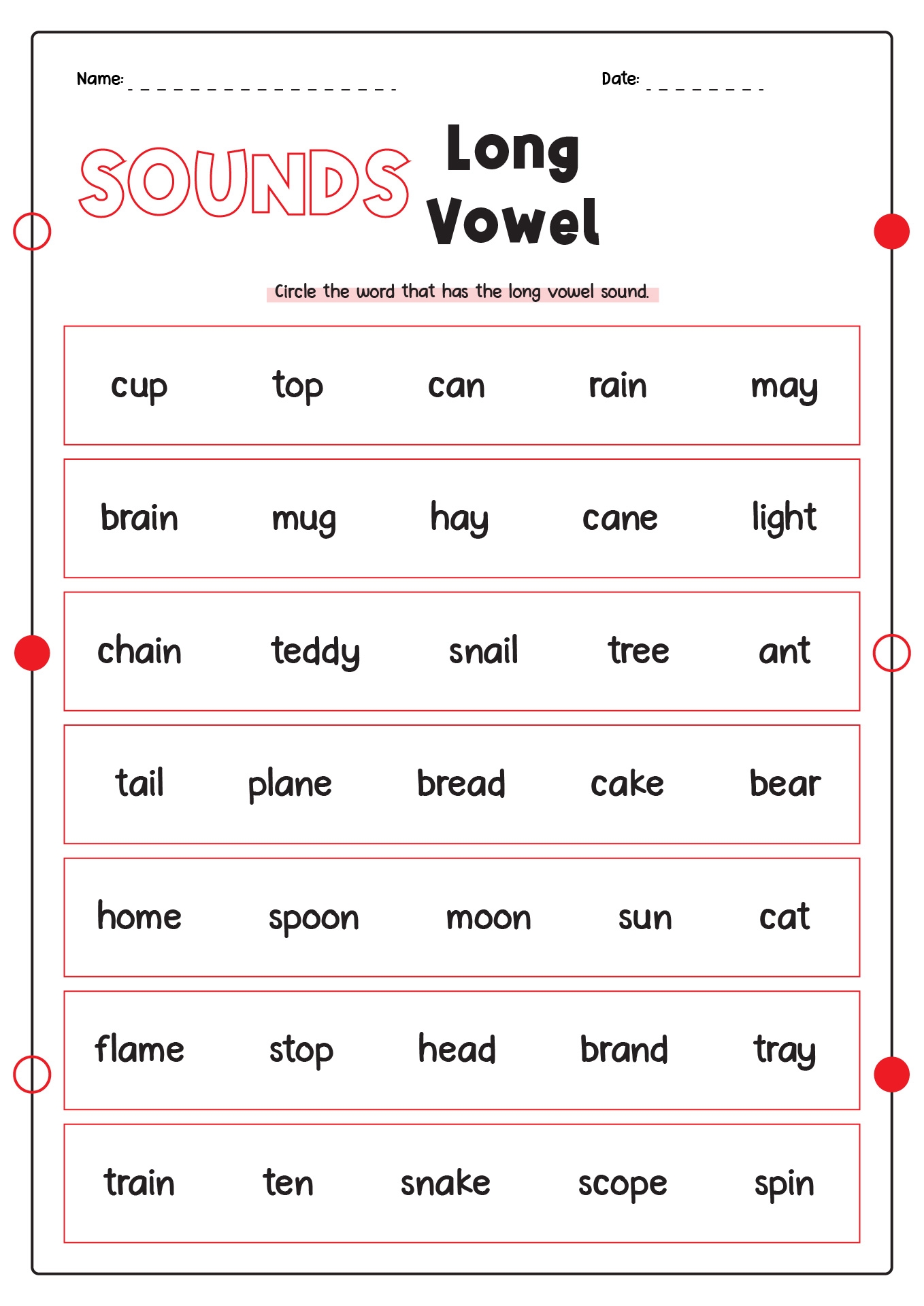 18 Worksheets Vowel Sounds Free PDF At Worksheeto Worksheets Library