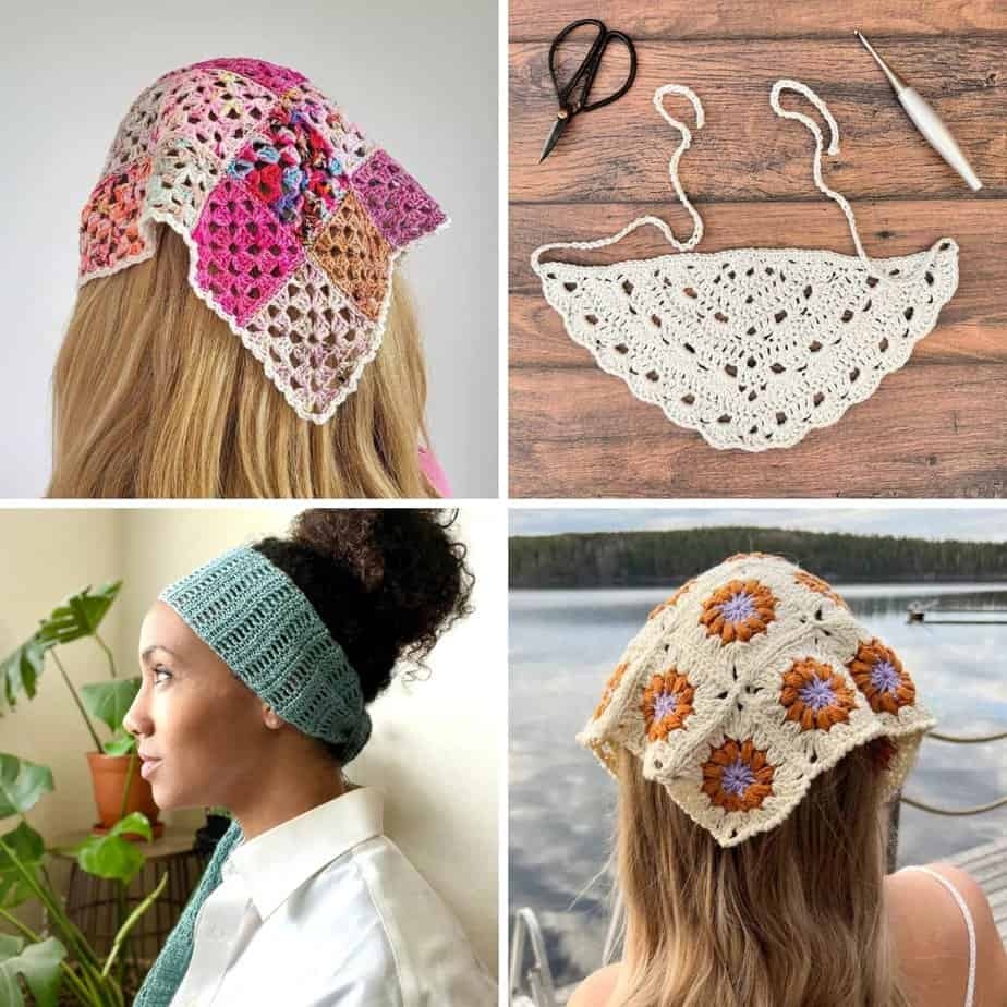 19 Free Crochet Bandana Patterns For Stylish Warm Weather Comfort Annie Design Crochet