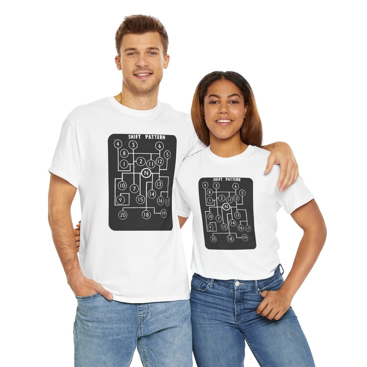 1962 Freightliner 19 Speed Shift Pattern Trucker T Shirt EBay 1962 Freightliner 19 Speed Shift Pattern Trucker T Shirt EBay