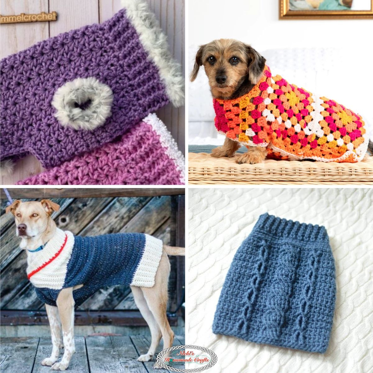20 Adorable Free Dog Sweater Crochet Patterns Nicki s Homemade Crafts 20 Adorable Free Dog Sweater Crochet Patterns Nicki s Homemade Crafts