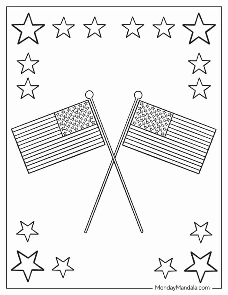 20 American Flag Coloring Pages Free PDF Printables 20 American Flag Coloring Pages Free PDF Printables