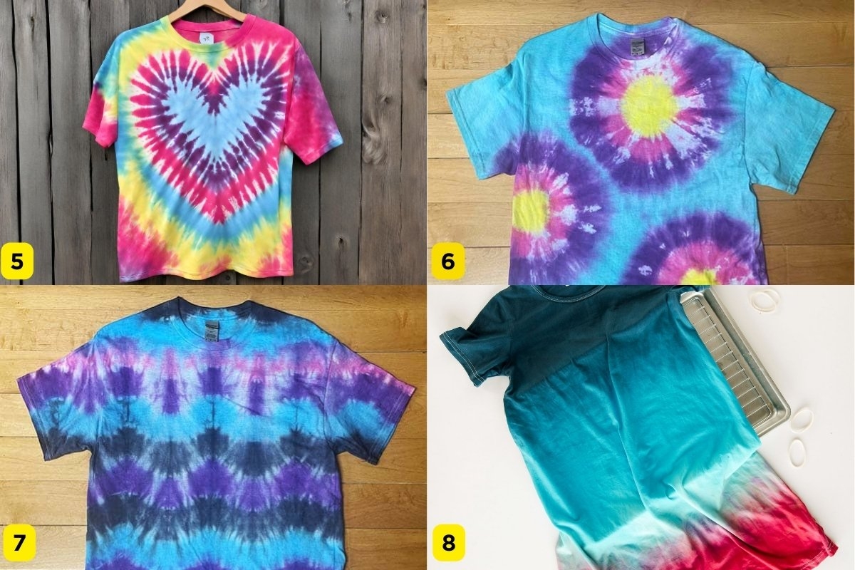 20 Easy Tie Dye Patterns Cool Techniques For Kids Art Beat Box