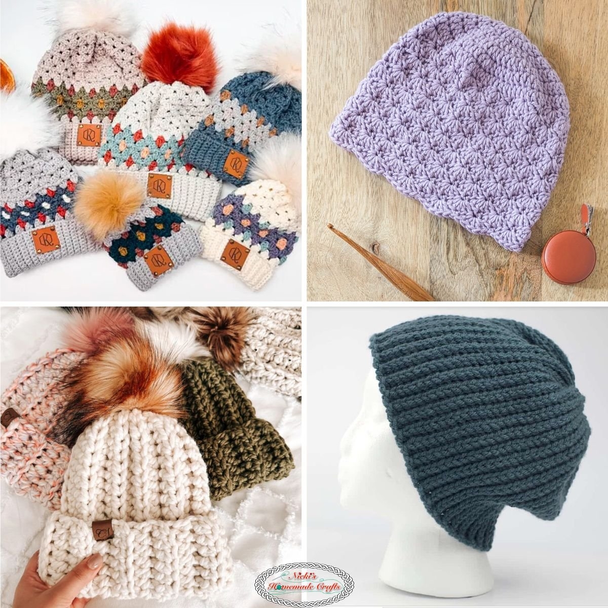 20 Free And Easy Crochet Hat Patterns Even Beginners Nicki s Homemade Crafts 20 Free And Easy Crochet Hat Patterns Even Beginners Nicki s Homemade Crafts