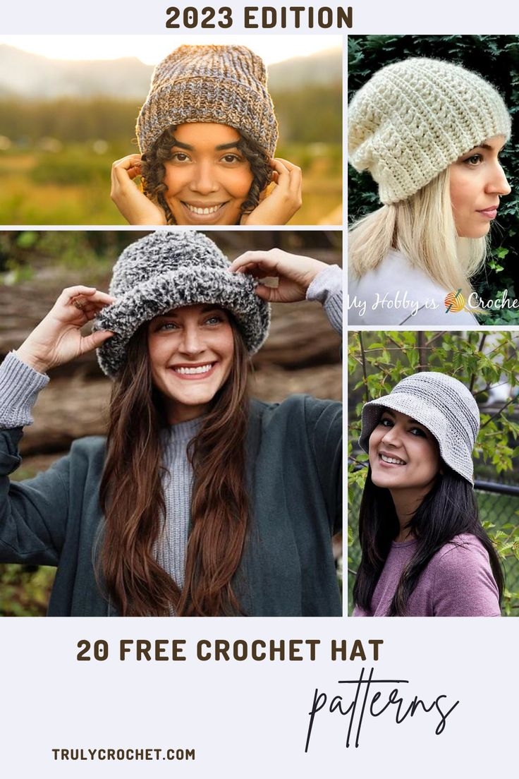 20 free crochet hat patterns 20 free crochet hat patterns