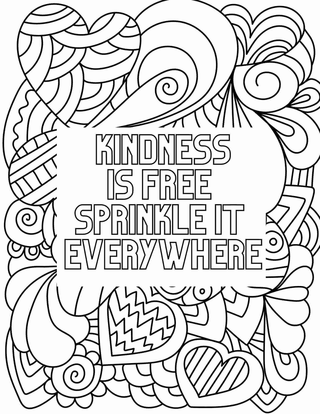 coloring pages about kindness coloring pages about kindness