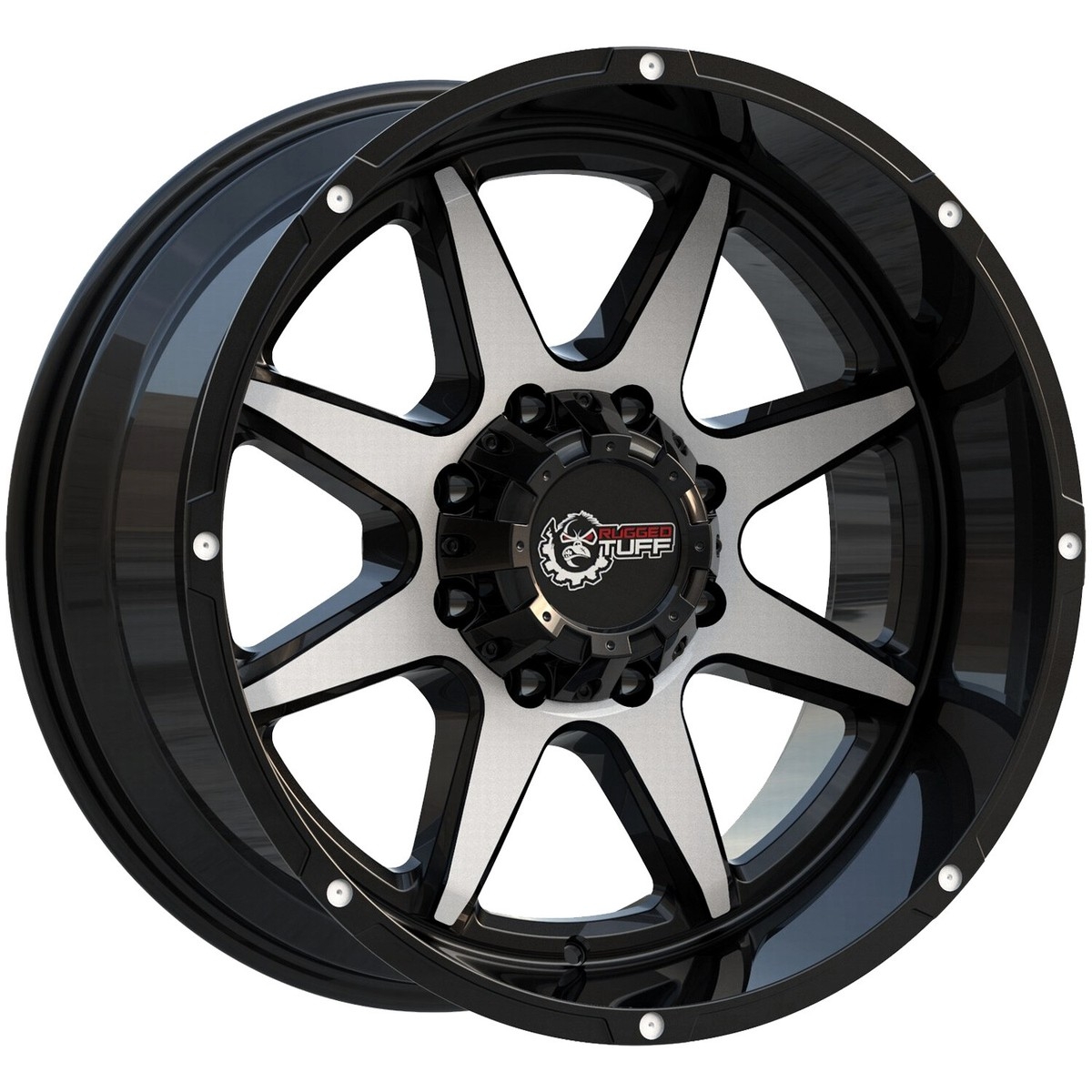 20 Inch 20x10 Wheels Rims Gloss Black 8x165 1 8x6 5 8x165 8 Lug Set Of 4 New EBay