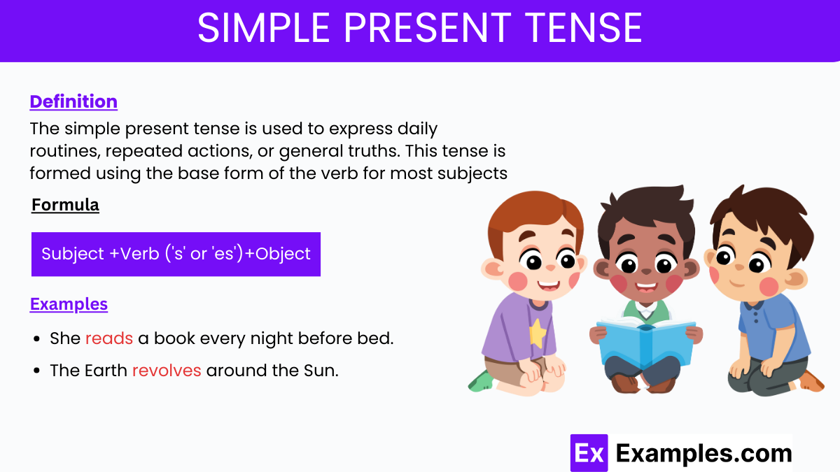20 Simple Present Tense Examples