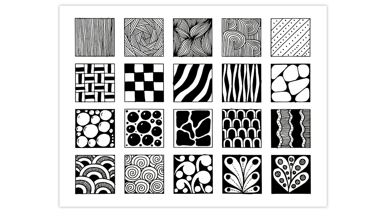 20 Zentangle Patterns For Beginners Step by Step Tutorial YouTube 20 Zentangle Patterns For Beginners Step by Step Tutorial YouTube
