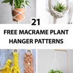 21 Free Macrame Plant Hanger Patterns Sarah Maker