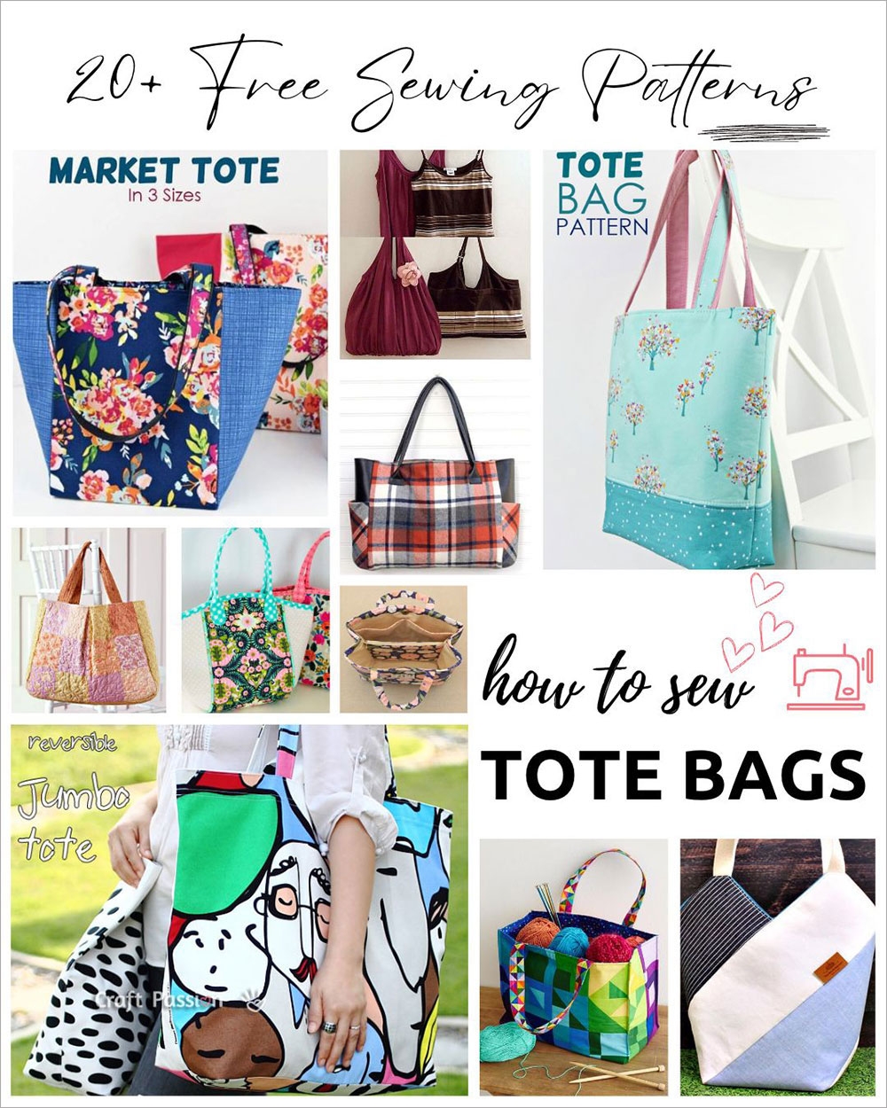 21 Free Tote Bag Patterns To Sew Craft Passion 21 Free Tote Bag Patterns To Sew Craft Passion