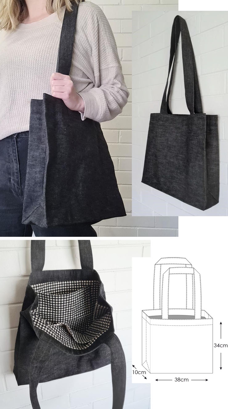 24 Best Tote Bag Sewing Patterns 12 FREE PDFs 