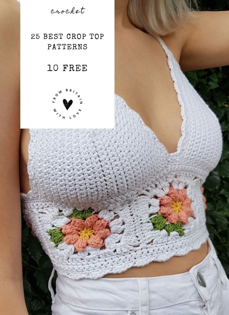 25 Best Free Crochet Crop Top Patterns For Summer From Britain With Love 25 Best Free Crochet Crop Top Patterns For Summer From Britain With Love