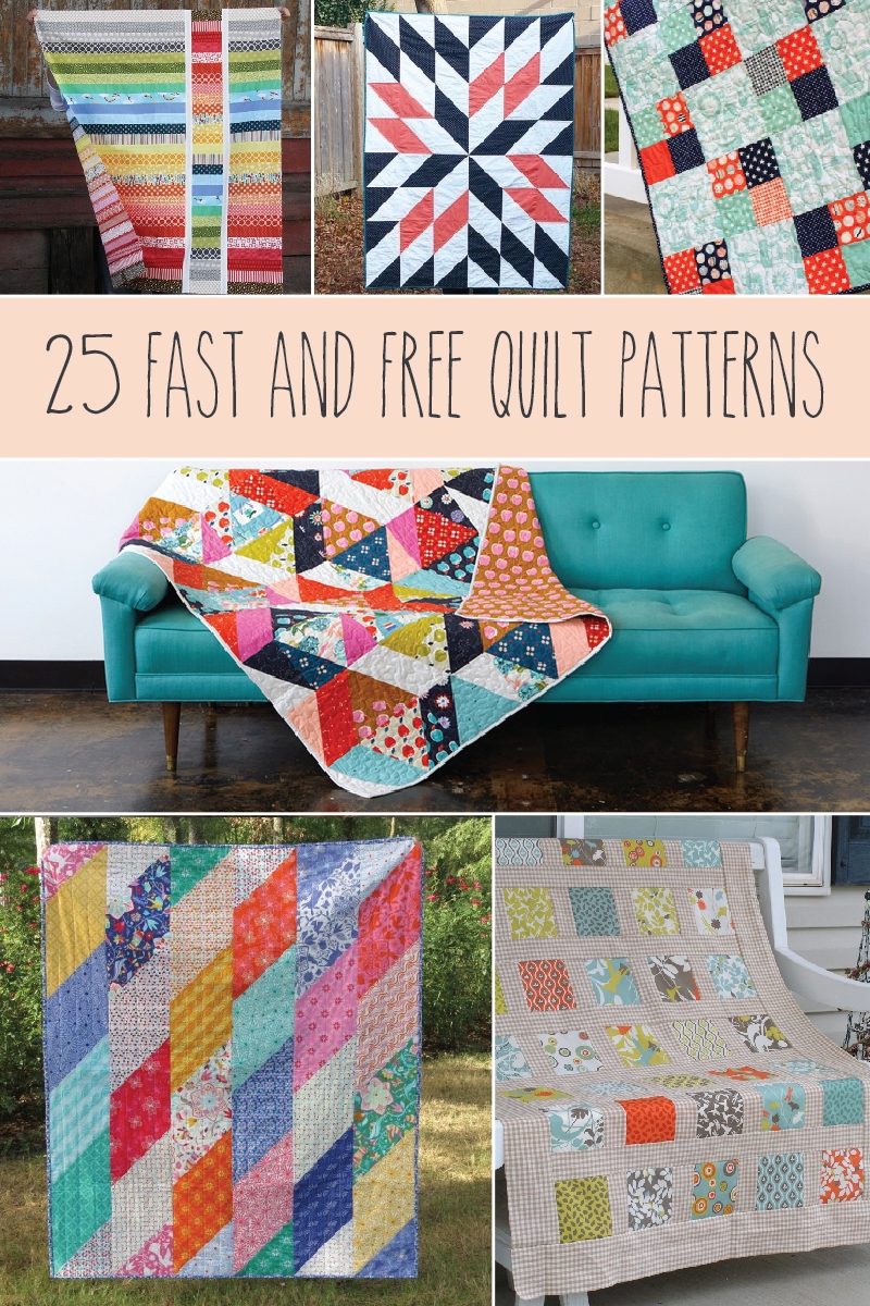 25 Fast And Free Quilt Patterns