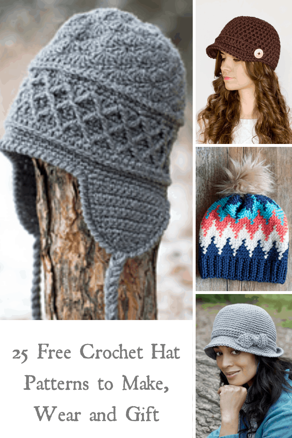 25 Free Crochet Hat Patterns To Make Wear And Gift Love Life Yarn 25 Free Crochet Hat Patterns To Make Wear And Gift Love Life Yarn