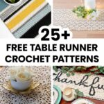 25 Free Crochet Table Runner Patterns Sarah Maker