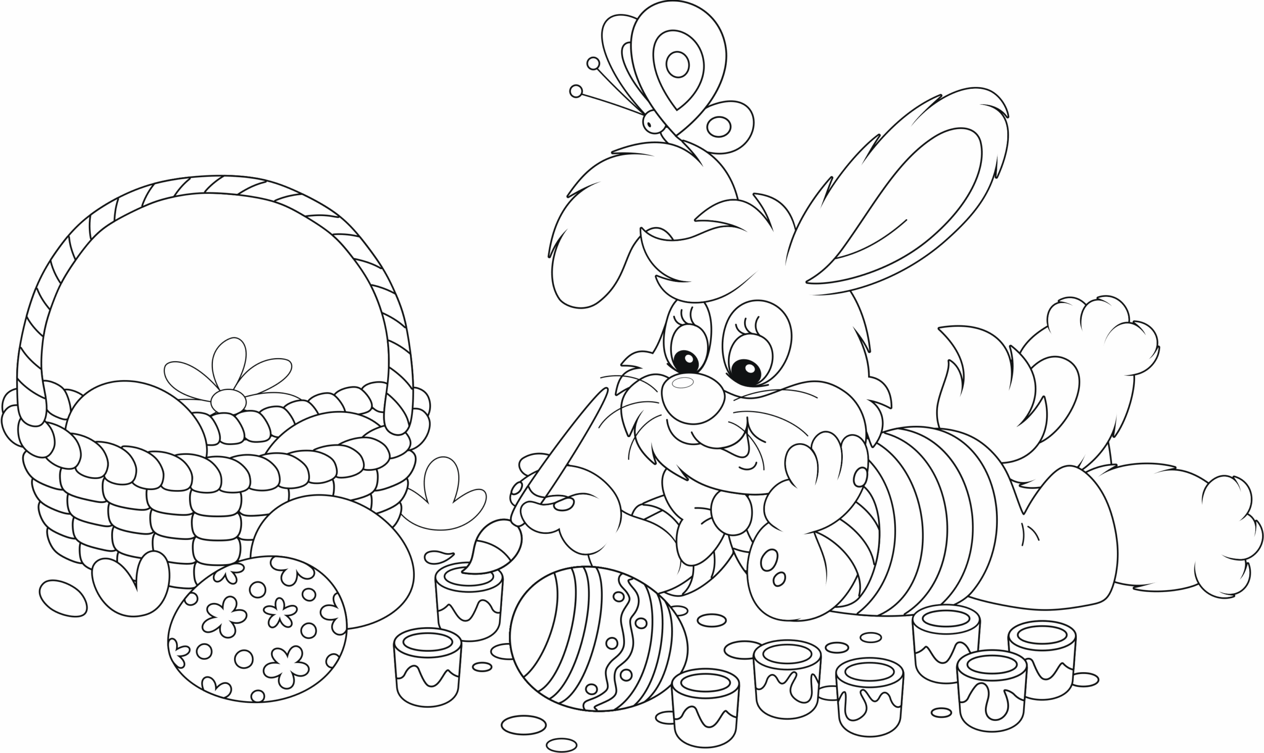25 Free Printable Easter Coloring Pages For Kids And Adults Parade