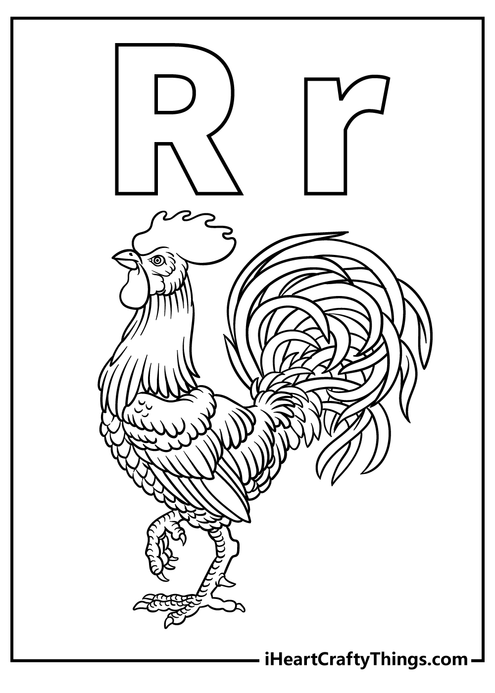 letter r coloring pages letter r coloring pages